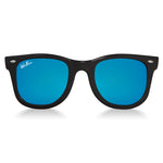 WeeFarers Polarized Kids Sunglasses - Black w/ Ocean Blue