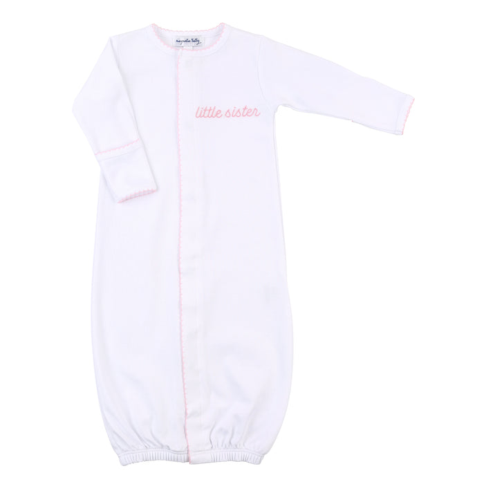 Magnolia Baby Big and Little Embroidered Converter - Pink