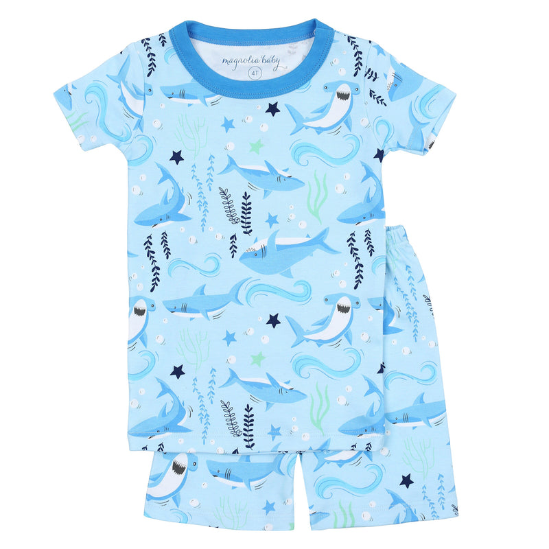 Magnolia Baby Shark! Short Pajamas - Blue