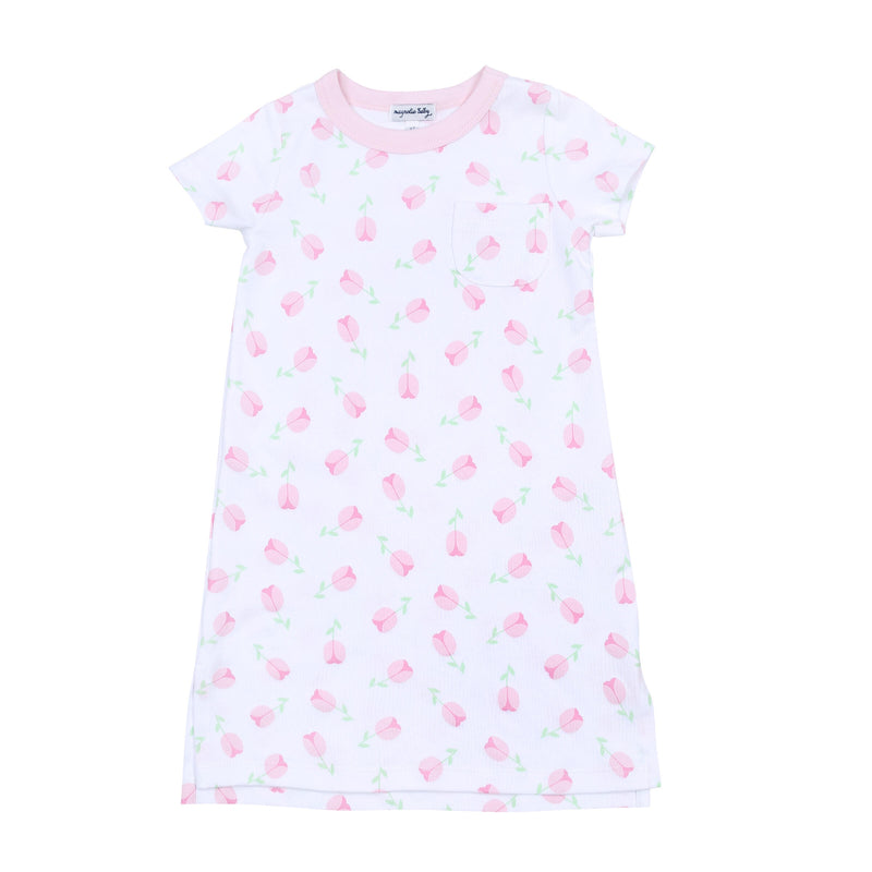 *Pre-Sale* Magnolia Baby Tessa's Classics Short Sleeve Nightdress - Pink