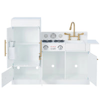 Teamson Kids Little Chef Modern Play Kitchen - White/Gold