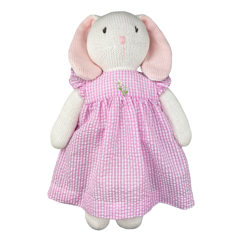 Zubels Knit Bunny w/ Pink Dress