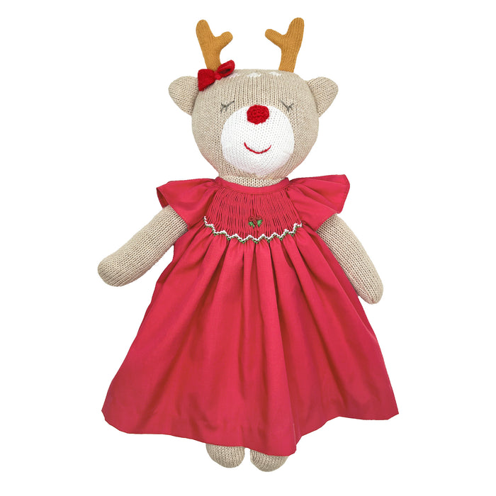Zubels Reindeer w/ Red Dress