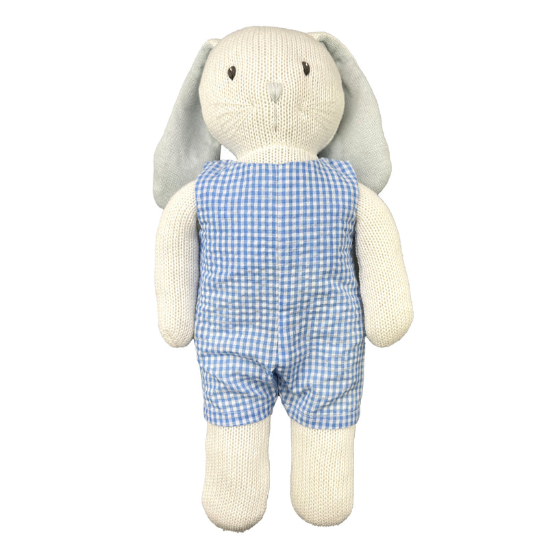 Zubels Knit Bunny w/ Blue Romper