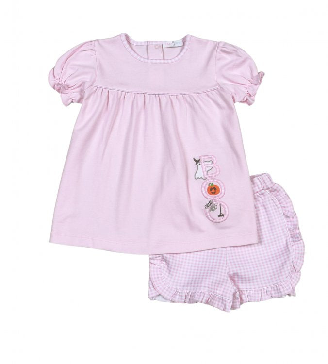*Pre-Order* Baby Loren Boo Bloomer Set - Pink