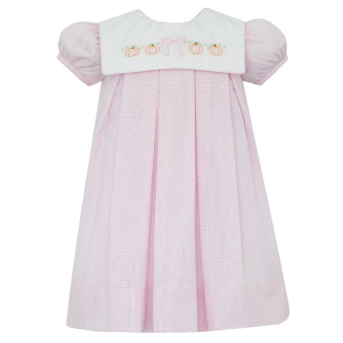 *Pre-Order* Anavini Pumpkins & Bow Dress - Pink