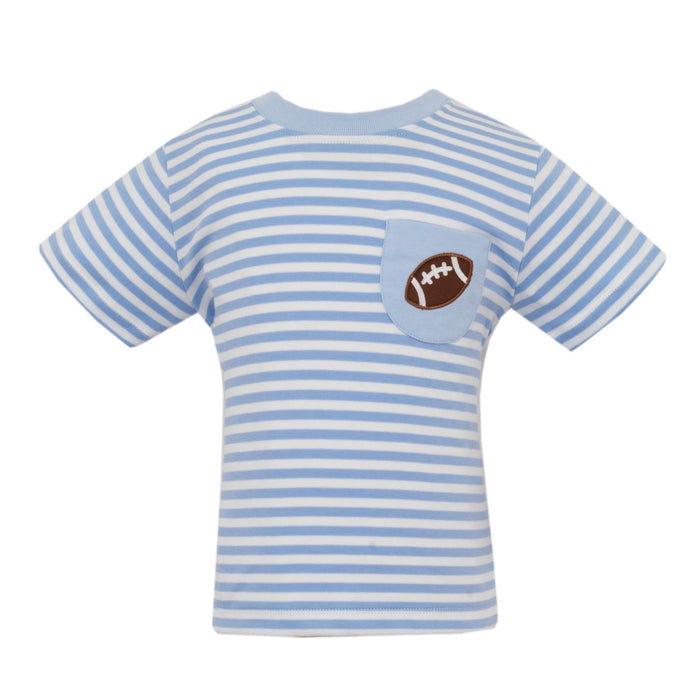 *Pre-Order* Claire & Charlie Football T-Shirt - Blue