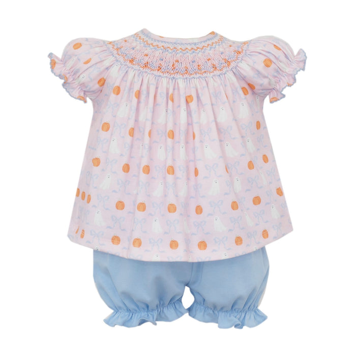 *Pre-Order* Claire & Charlie Ghost Bloomer Set - Pink/Blue