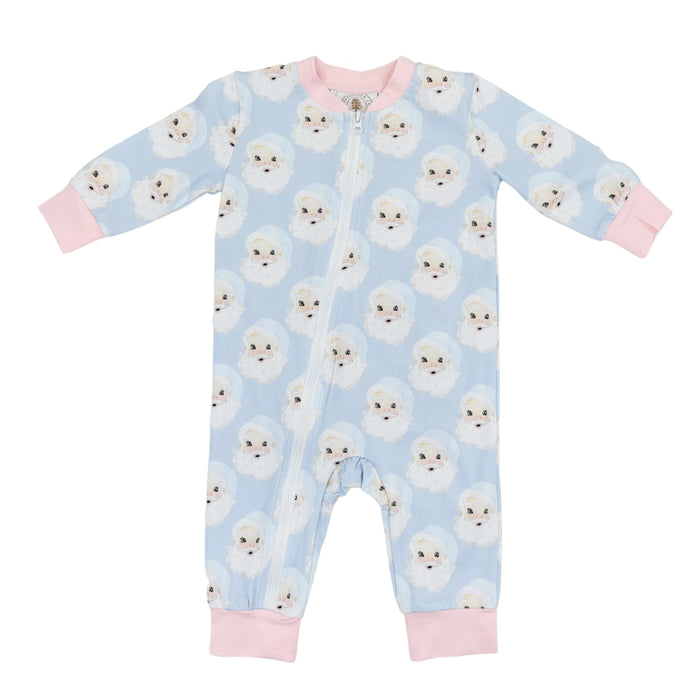 *Pre-Order* Cypress Row Santa Baby Zippy Lounge - Blue/Pink
