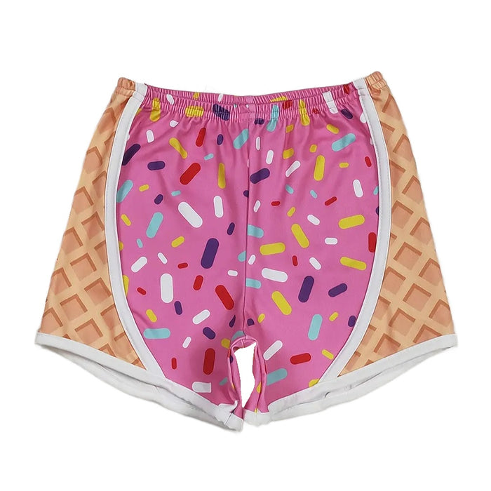 Girls Ice Cream Shorts - Pink