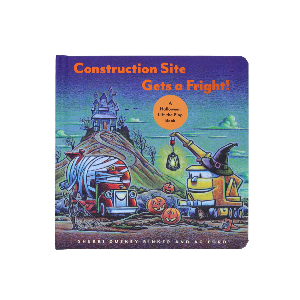 Construction Site Gets A Fright! Board Book