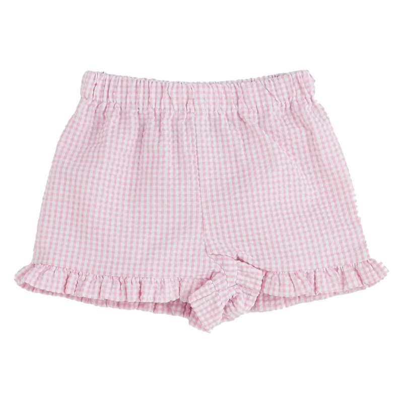 *Pre-Sale* Funtasia Too Seersucker Ruffle Shorts - Pink