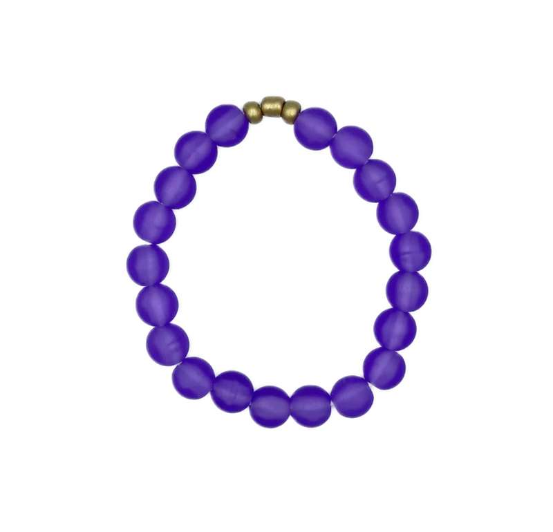 Good Grace Design Co. Frosted Bracelet - Purple