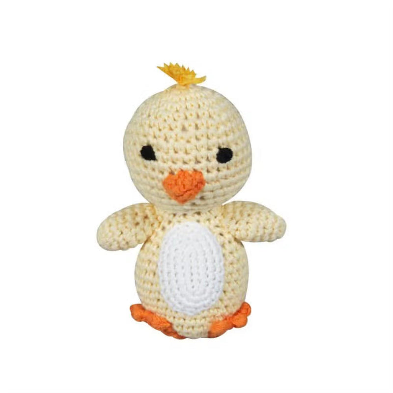 Zubels Chick Crochet Rattle