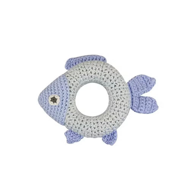 Zubels Fish Crochet Rattle