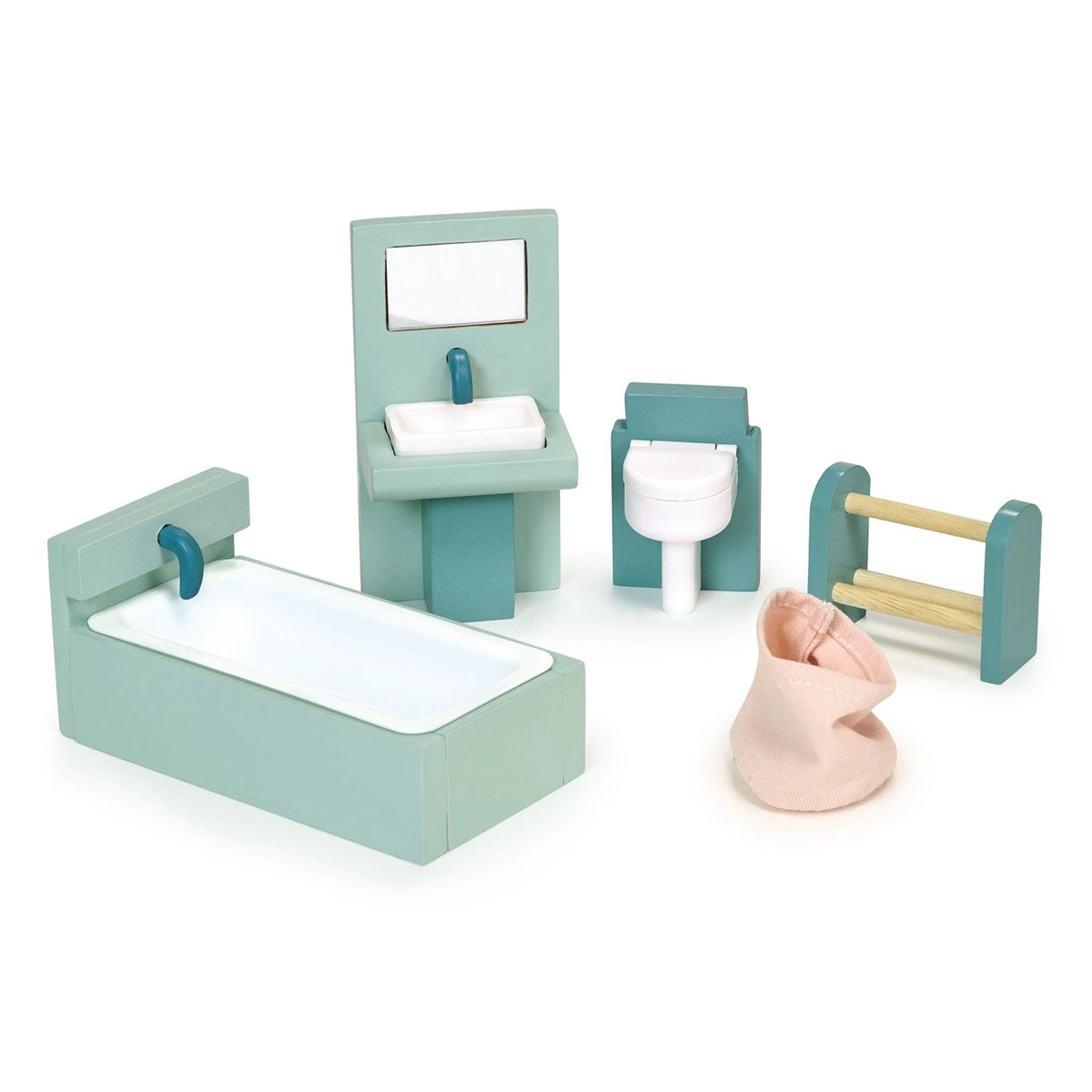 Mentari Toys Dolls House Bathroom Set