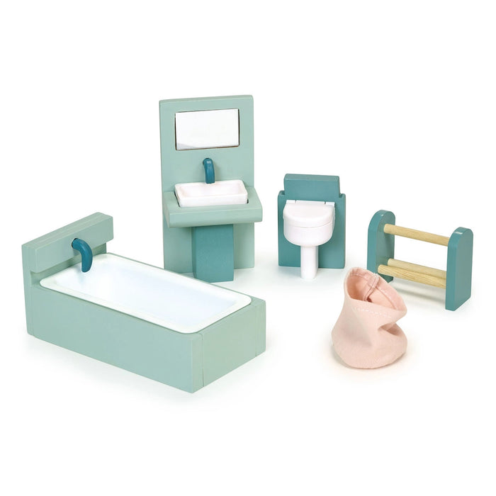 Mentari Toys Dolls House Bathroom Set