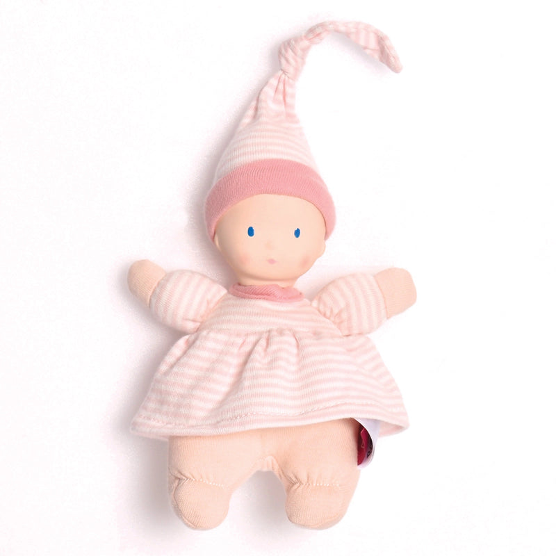Tikiri Toys Precious Doll With Pink Striped Dress