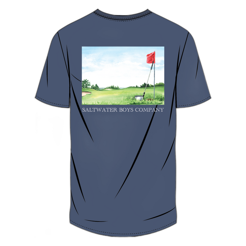 Saltwater Boys Company Golf T-Shirt - Navy