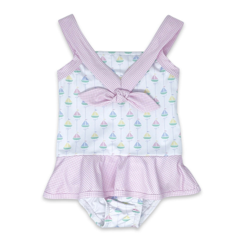 *Pre-Sale* Lullaby Set One Piece Swimsuit - Seaside Sailboat