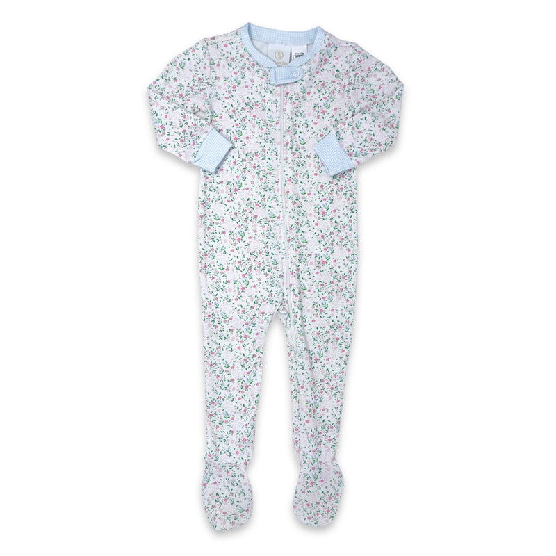 Lullaby Set Bunny Floral Footie