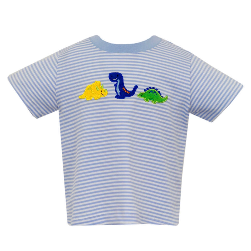 Claire & Charlie Dinosaurs T-Shirt - Blue