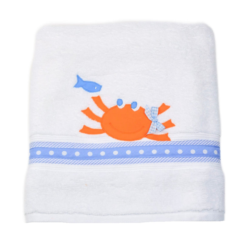 *Pre-Sale* Funtasia Too Towel - Crab w/ Bow