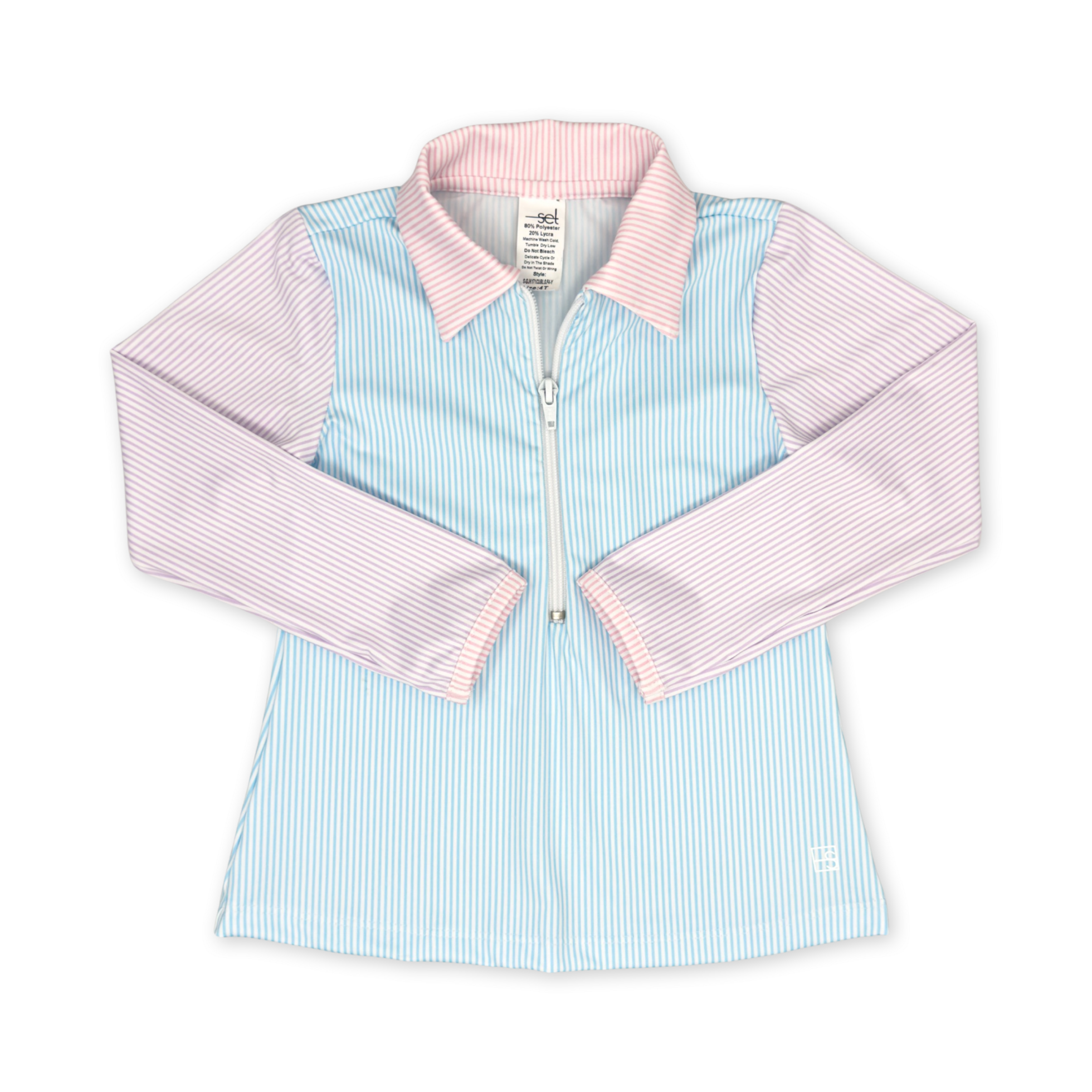 Set Athletics Half Zip Pullover - Pink/Blue – Lillie & John