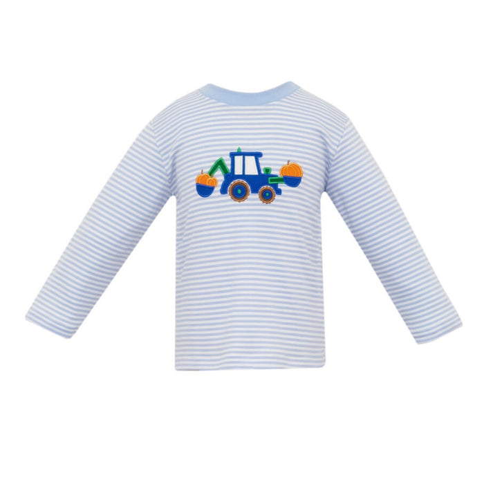 Claire & Charlie Pumpkin T-Shirt - Blue