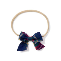 *Pre-Order* Petite Plume Hair Bows - Windsor Tartan