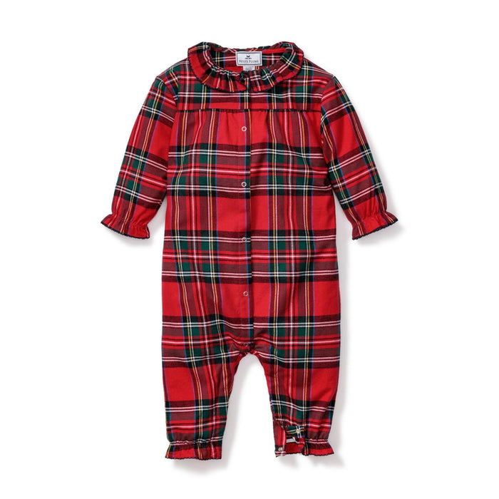 *Pre-Order* Petite Plume Girls Romper - Imperial Tartan