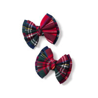 *Pre-Order* Petite Plume Hair Bows - Imperial Tartan