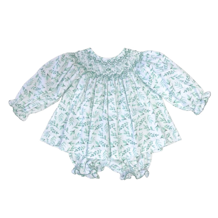 *Pre-Order* Lulu Bebe Fresh Leaves Bloomer Set - Green