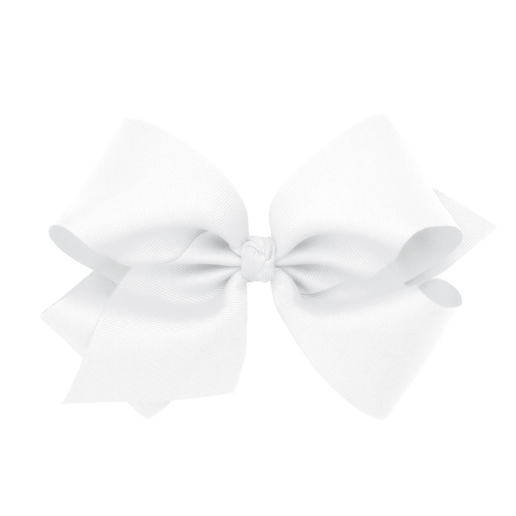 *Pre-Sale* Wee Ones Classic Grosgrain Bow - White