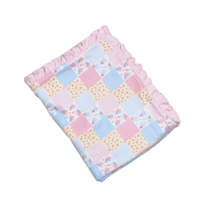 Baby Loren Petal & Patches Receiving Blanket