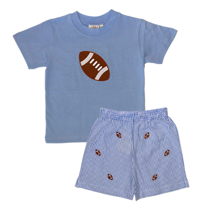 Luigi Kids Football Short Set - Blue