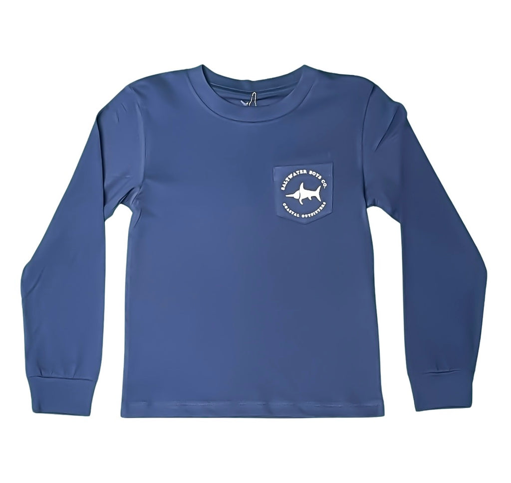 Saltwater Boys Company Rod & Reel T-Shirt - Navy