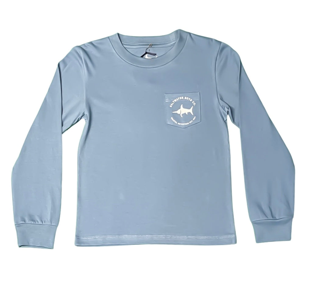 Saltwater Boys Company Moose T-Shirt - Blue