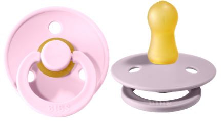 BIBS Pacifiers 2 Pack - Dusky Lilac/Baby Pink