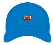 Harding Lane Football on Cobalt Kids Hat
