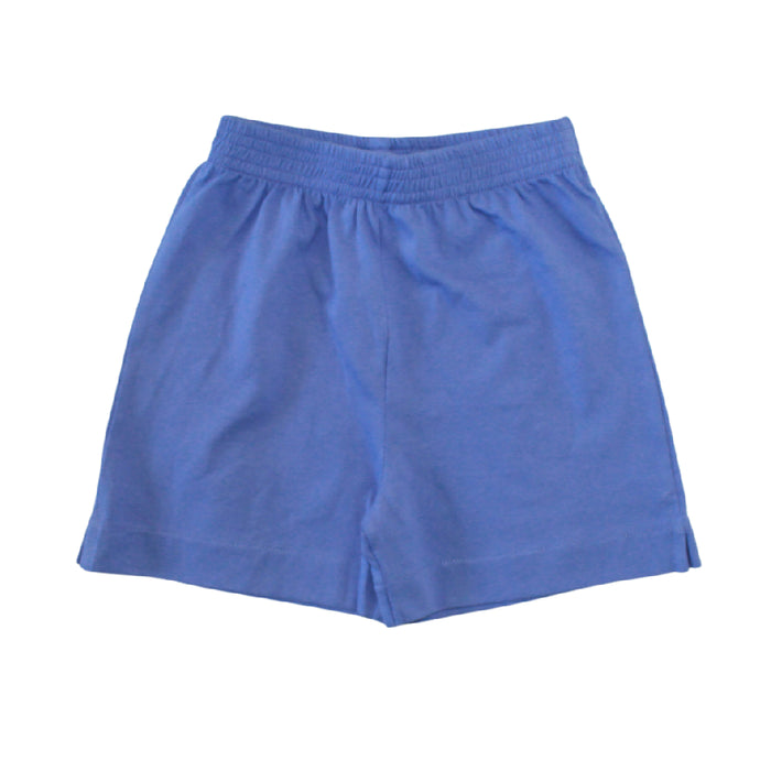 Luigi Kids Boys Knit Shorts - Dark Chambray