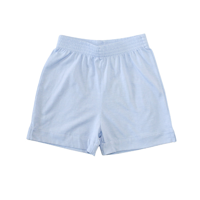 Luigi Kids Boys Knit Shorts - Sky Blue