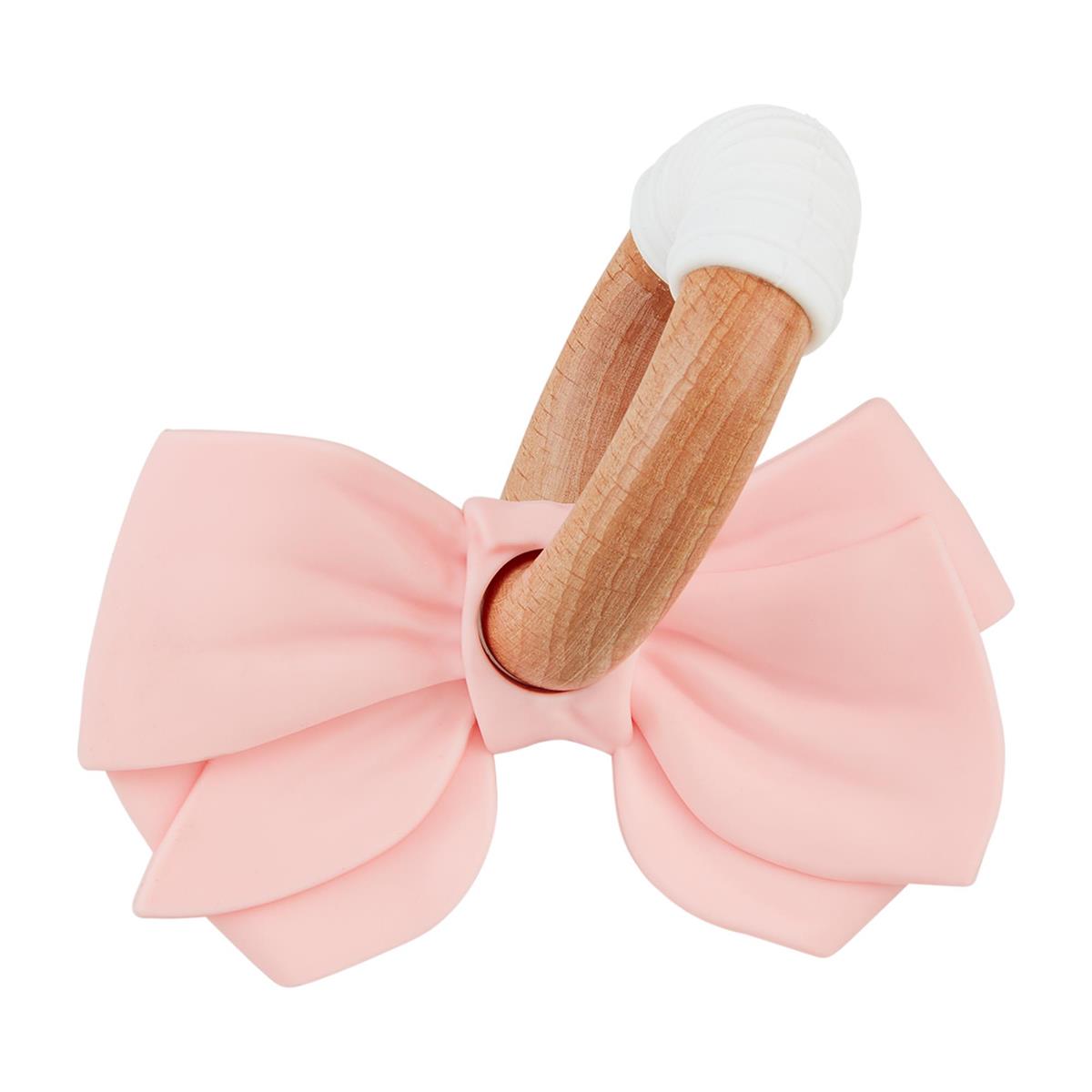 Mud Pie Bow Ring Teether - Pink