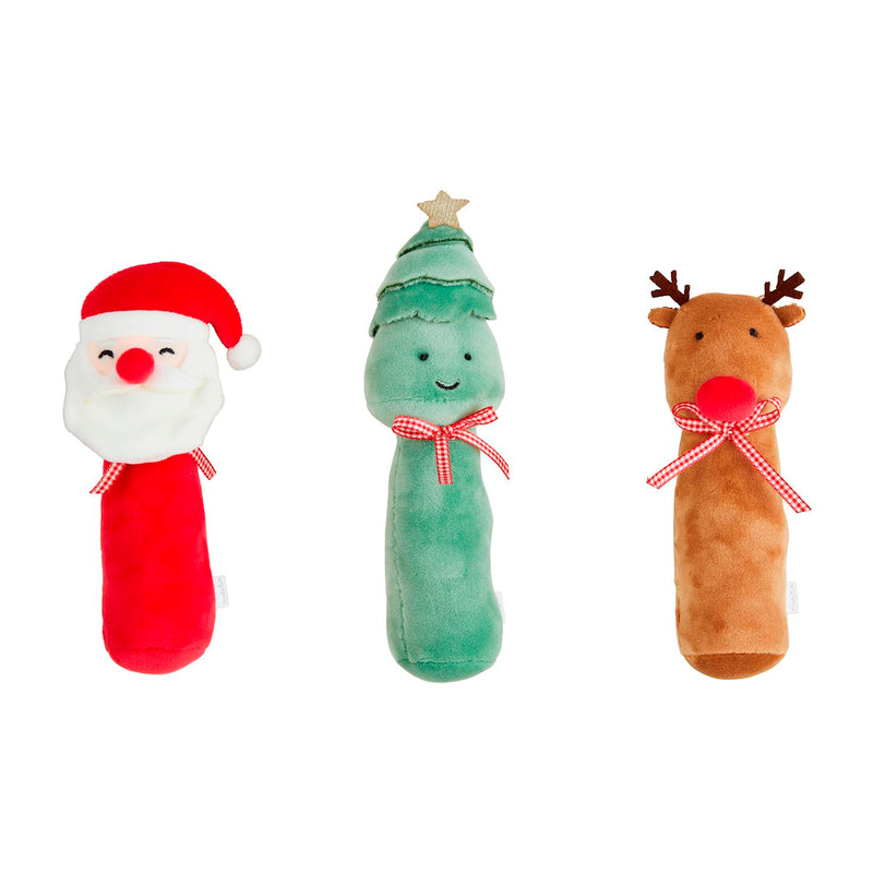 Mud Pie Christmas Musical Rattles