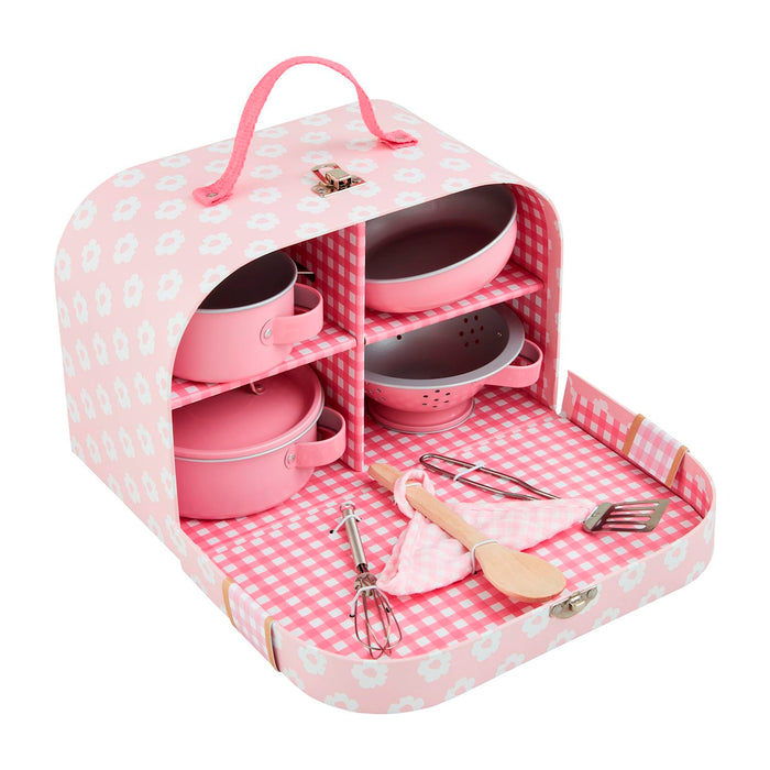 *Pre-Sale* Mud Pie My First Cookware Set - Pink