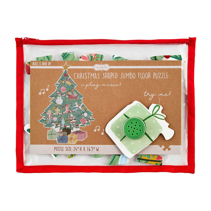 Mud Pie Musical Christmas Tree Floor Puzzle