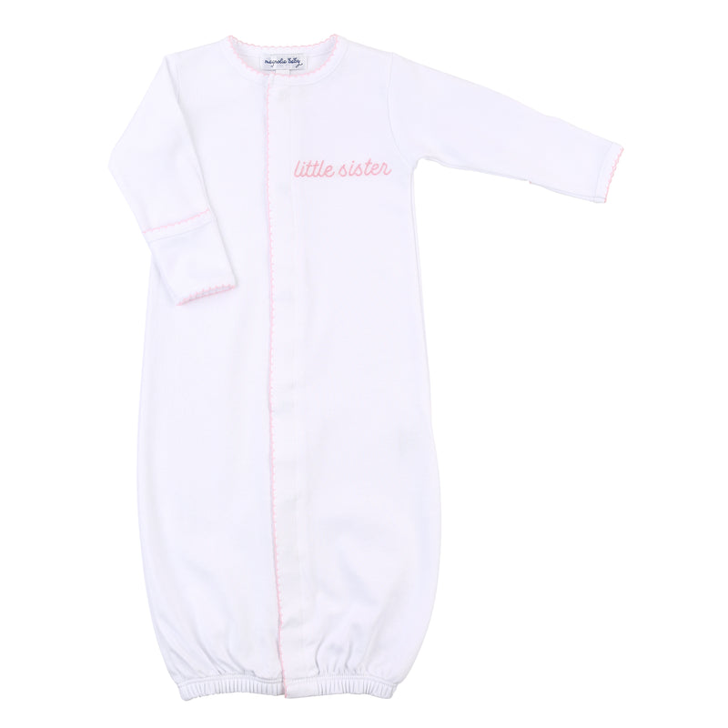 Magnolia Baby Big and Little Embroidered Converter - Pink