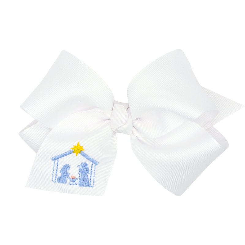 Wee Ones Grosgrain Bow - Nativity