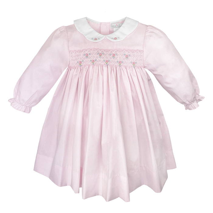 Petit Ami Pink Smocked Dress