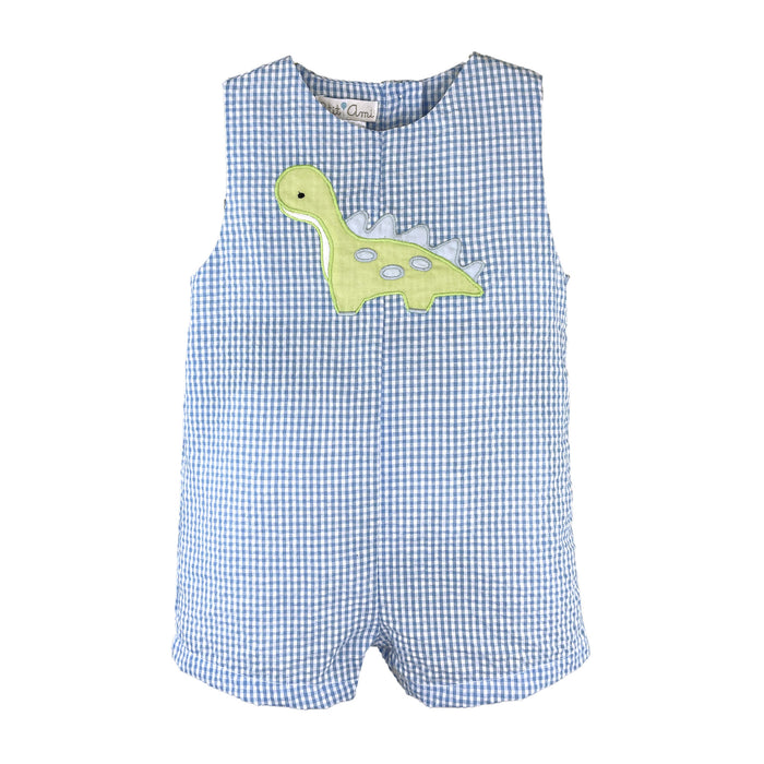 Petit Ami Dinosaur Romper - Blue